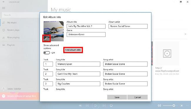 MP3-albumborítók hozzáadása a Windows 10 rendszerben