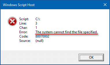 Jak opravit chybu Windows Script Host v systému Windows 10