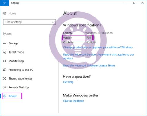 Slik sjekker du versjonen av Windows 10 installert på datamaskinen din