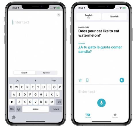 Sådan bruger du den nye Oversæt-app på iPhone