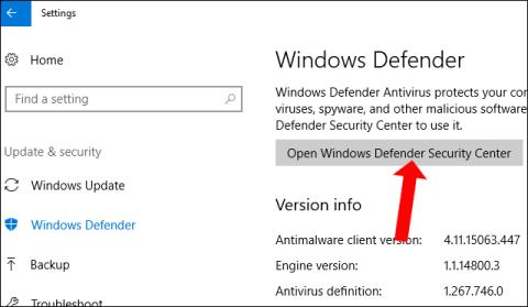 Hvad er nyt i Windows Defender i Windows 10 April 2018 Update?