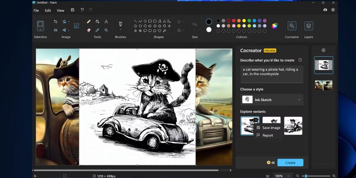 Kako koristiti Paint Cocreator za stvaranje AI slika u sustavu Windows 11