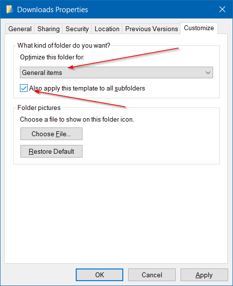 Labojiet kļūdu, kas radusies pārāk lēni, atverot mapi Lejupielādēt operētājsistēmā Windows 10
