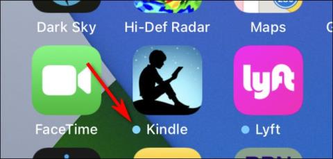 Hvad betyder den blå prik ved siden af ​​applikationsikonet på iPhone- og iPad-startskærmen?