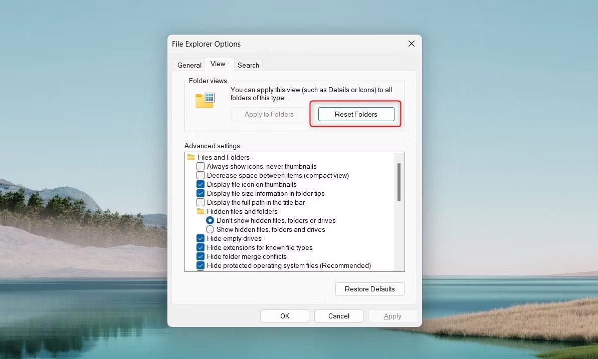 3 būdai, kaip atkurti numatytuosius aplanko rodinio nustatymus sistemoje „Windows 11“.