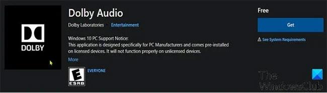 Jak nainstalovat Dolby Audio na Windows 11/10