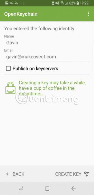 Sådan sender du krypterede e-mails på Android ved hjælp af OpenKeychain