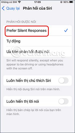 Kā izslēgt Siri atbildes iPhone tālrunī