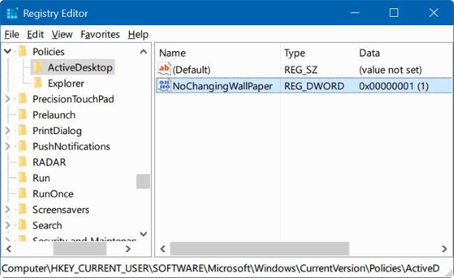 "Nem lehet megváltoztatni az asztal háttérképét" hibaüzenet Windows 10 rendszeren, így javíthatja ki a hibát