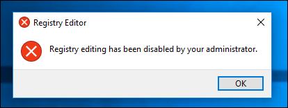 Estä rekisterieditorin käyttö Windows 10/8/7:ssä