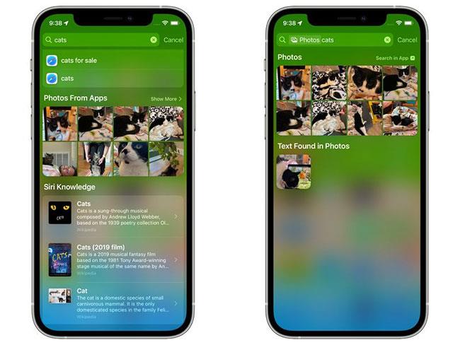 Nýir eiginleikar í Photos appinu á iOS 15