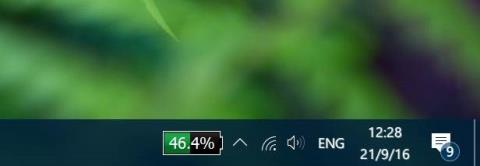 Pokyny pro zobrazení procenta baterie na hlavním panelu Windows 10