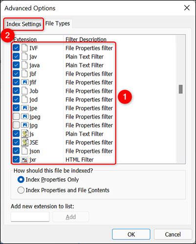 Slik skjuler du spesifikke filtyper fra søkeresultater på Windows 11