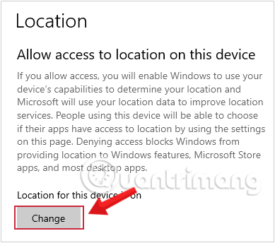 Kapcsolja ki a helykövetést a Windows 10 rendszeren