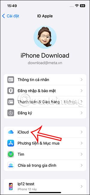 Instruktioner för att synkronisera meddelanden till iCloud på iPhone