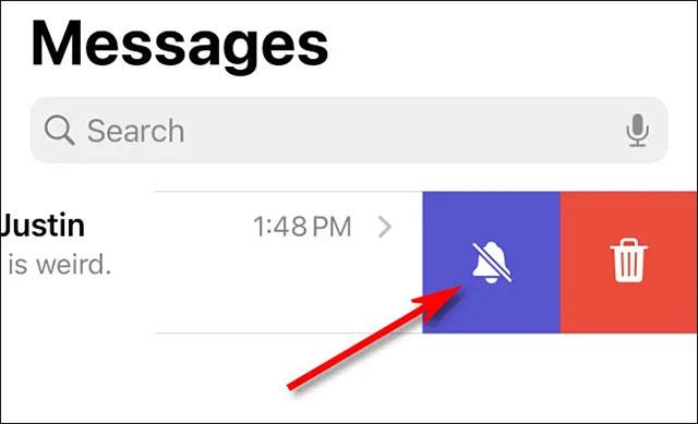 Как да заглушите групови чатове или текстови съобщения в приложението Съобщения на iPhone
