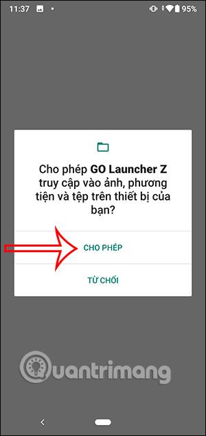 A Go Launcher használata témák telepítéséhez Androidra