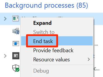 Slik løser du feilen "Kunne ikke finne dette elementet" i Windows 10
