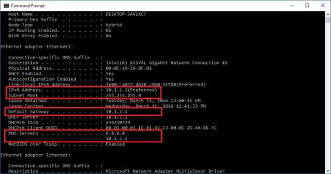 Instruksjoner for å sette opp og administrere Network Bridge på Windows 10