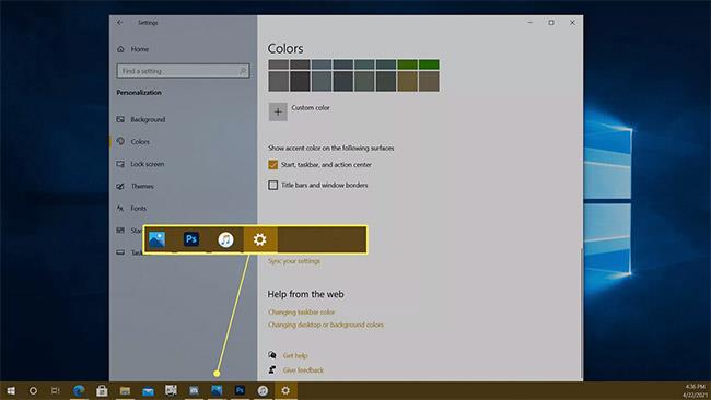 Slik endrer du fargen på Windows 10-oppgavelinjen