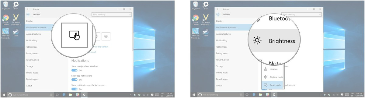 Zde je návod, jak přizpůsobit a zakázat (vypnout) Centrum akcí ve Windows 10