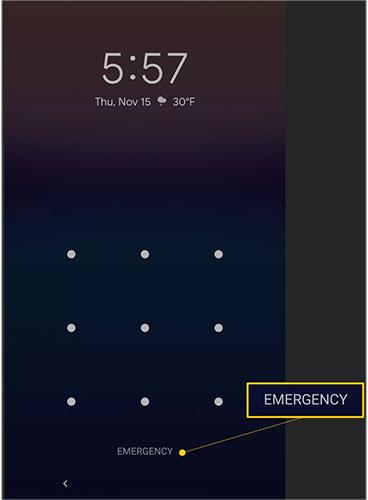 Обійти екран блокування Android за допомогою функції екстреного виклику