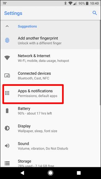 Sådan slår du notifikationspunkter fra på Android