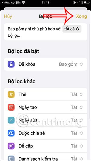 Kā lietot viedās mapes programmā Note iPhone