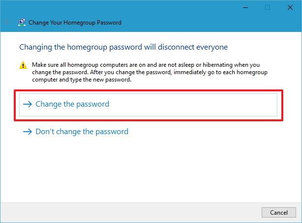 Instruktioner til opsætning og administration af HomeGroup på Windows 10