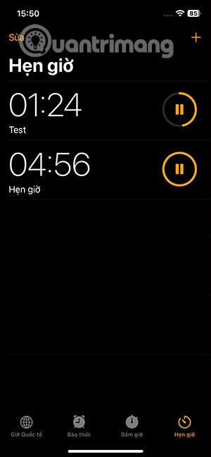 Hur man ställer in flera timers på iPhone