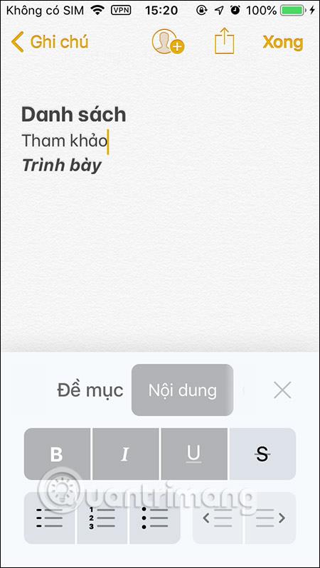 Hvernig á að forsníða Notes athugasemdir á iPhone/iPad og Mac