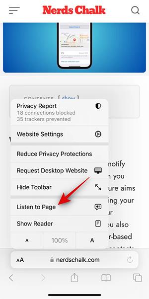 Kako omogućiti način čitanja web stranice na Safariju