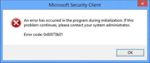 Lagaðu Microsoft Defender villu 0x80073b01 á Windows 10
