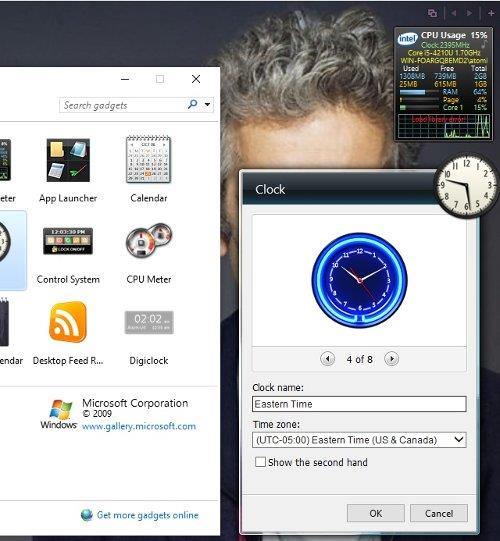 Sådan installeres gadgets til Windows 10