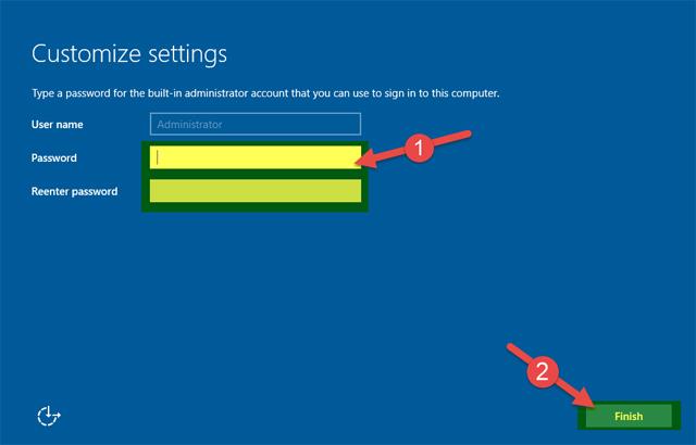 Instruksjoner for installasjon av Windows Server 2016 på Windows 10