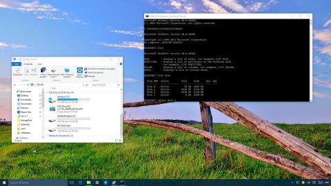 Brug DiskPart til at formatere og rense bærbare harddiske på Windows 10