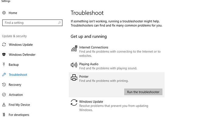 Åtgärda fel Print spooler-tjänsten körs inte på Windows 10, 8.1, 7