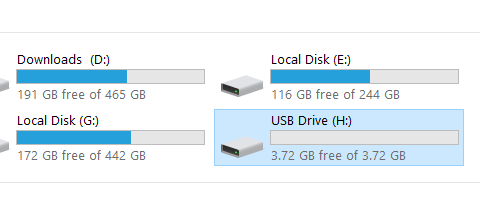 Sett opp et tilpasset ikon for en bærbar harddisk på Windows 10