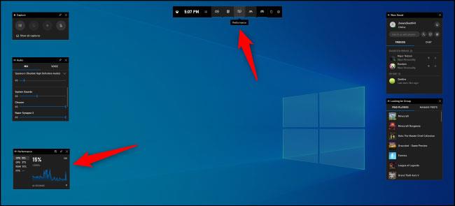 Jak zobrazit skrytý panel výkonu systému Windows 10