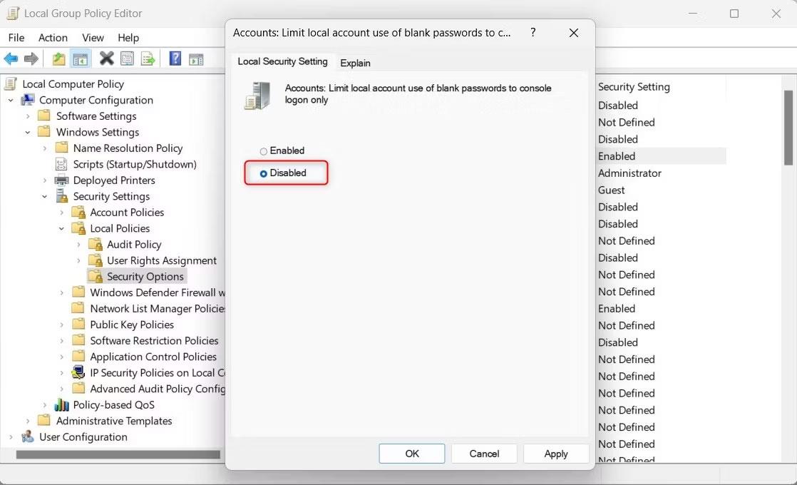 Hvordan koble til eksternt skrivebord uten passord i Windows 11