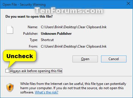 Kā atbloķēt failus operētājsistēmā Windows 10
