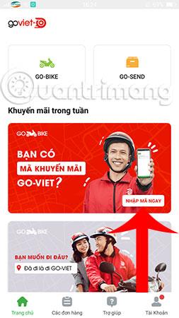 Kaip įvesti reklamos kredito kodą „Go viet“.