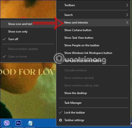 Sådan vises vejr-widget på Windows 10 Proceslinje