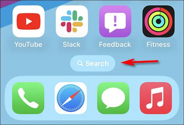 Kā iPhone sākuma ekrānā atspējot Spotlight meklēšanas pogu