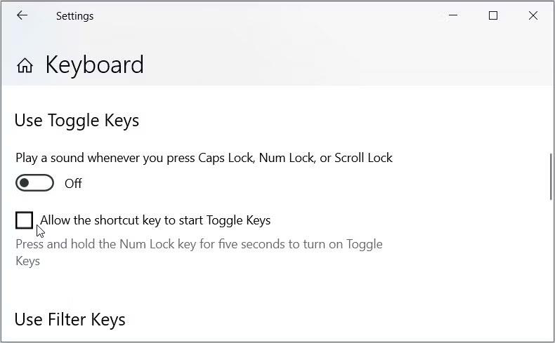 Kako onemogućiti tipkovničke prečace i hotkeys na Windows 10