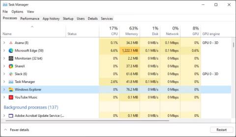 Hvernig á að laga villu í Windows 11 Verkefnastikan sem virkar ekki