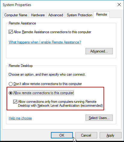 Instruktioner för att aktivera och använda Remote Desktop på Windows 10-datorer