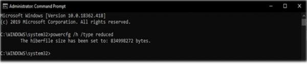 Kako navesti vrstu Hiberfile kao Full ili Reduced u sustavu Windows 10