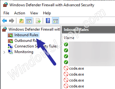 Sådan åbner du porte ved hjælp af Windows Firewall i Windows 10