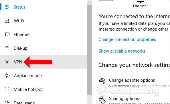 VPN:n luominen Windows 10:ssä